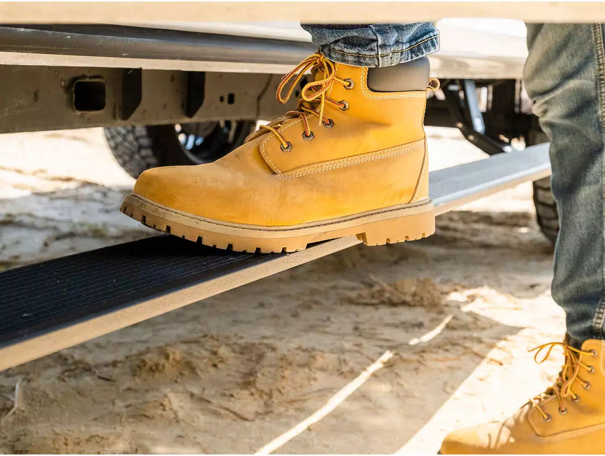 AMP Research 22-23 Toyota Tundra PowerStep Plug N Play Front View