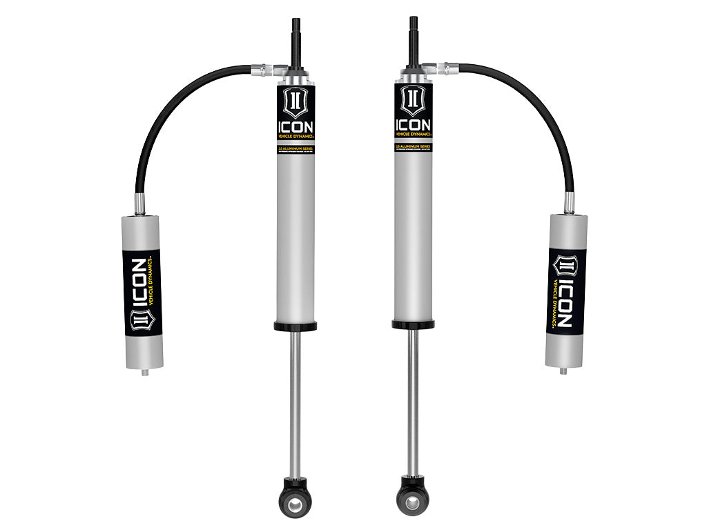 ICON 2014-2026 Ram 2500/2013-2026 Ram 3500, 2.5” Lift, Driver Front, V.S. 2.0 Aluminum Series Shock Absorber, Remote Reservoir