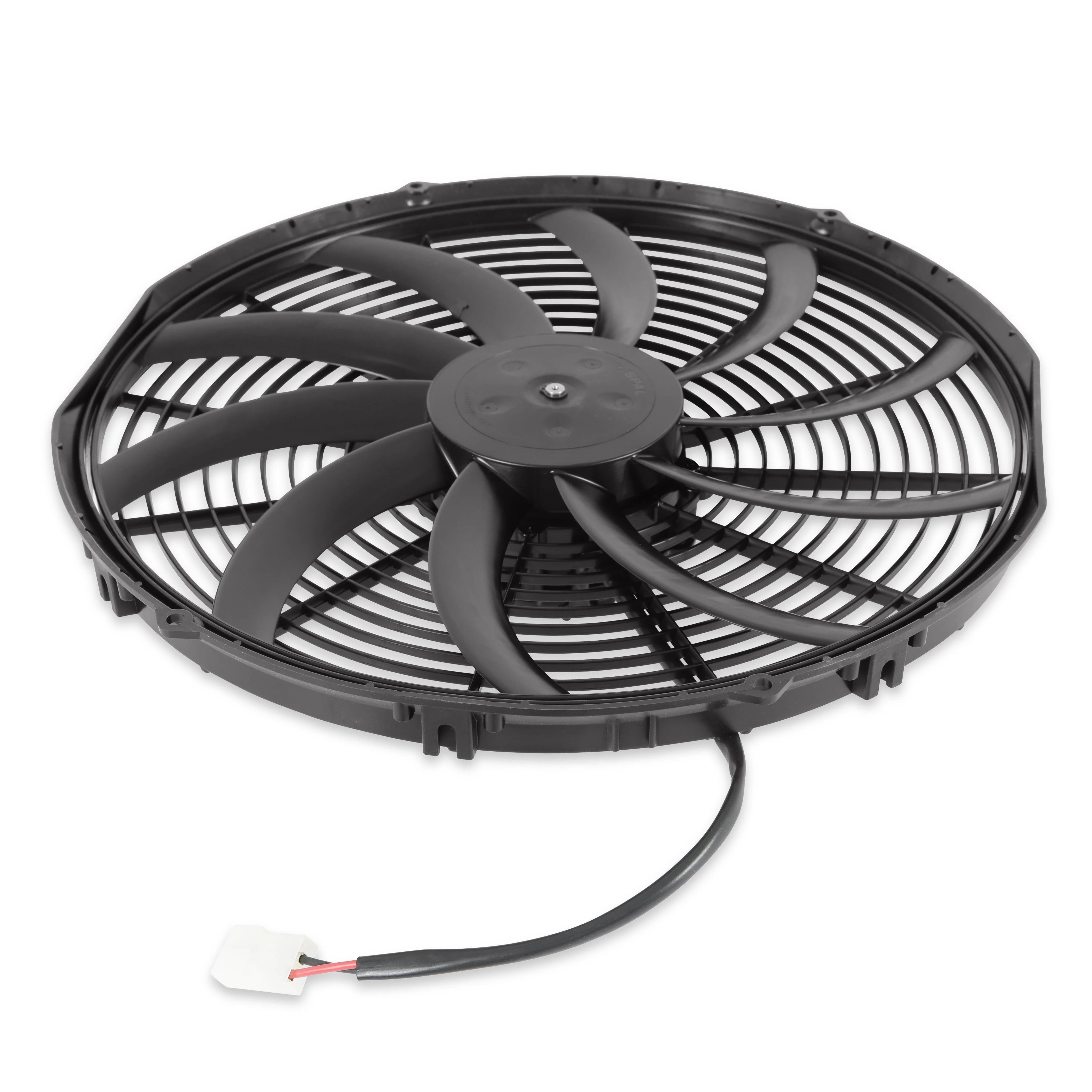 SPAL® 16.00" Inch Electric Fan Puller Style High Performance 2024 CFM 10 Curved Style blades Front View