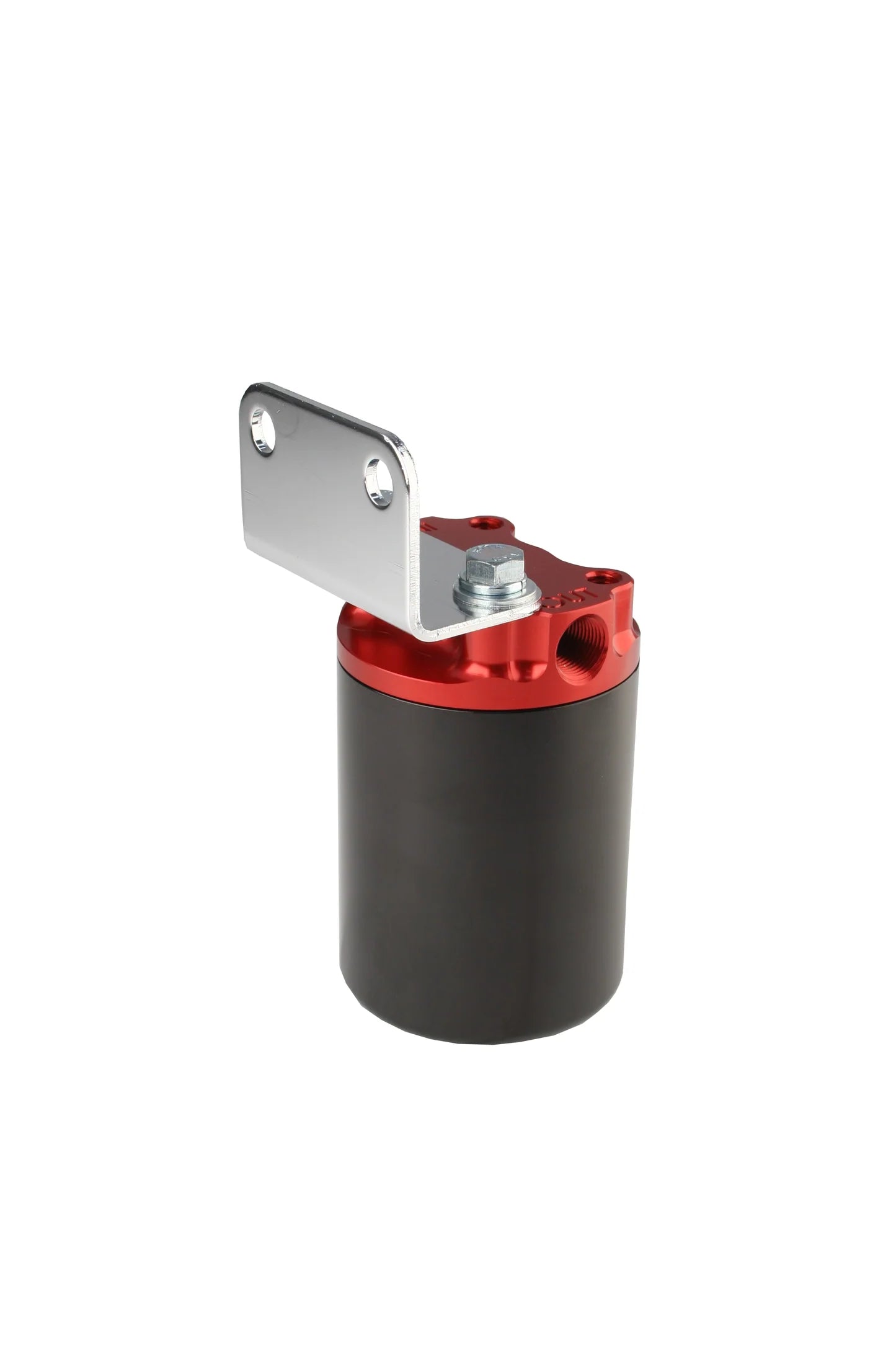100 Micron Red/Black Canister Fuel Filter with Stainless Mesh Element