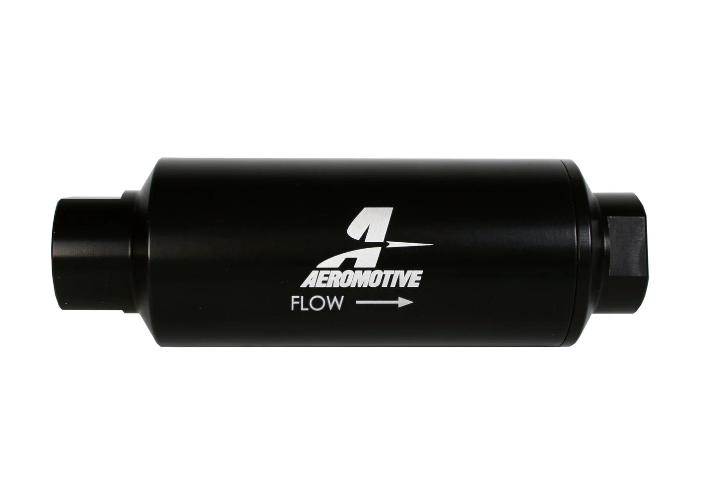 10-micron Microglass In-Line Filter with ORB-12 Ports Front View