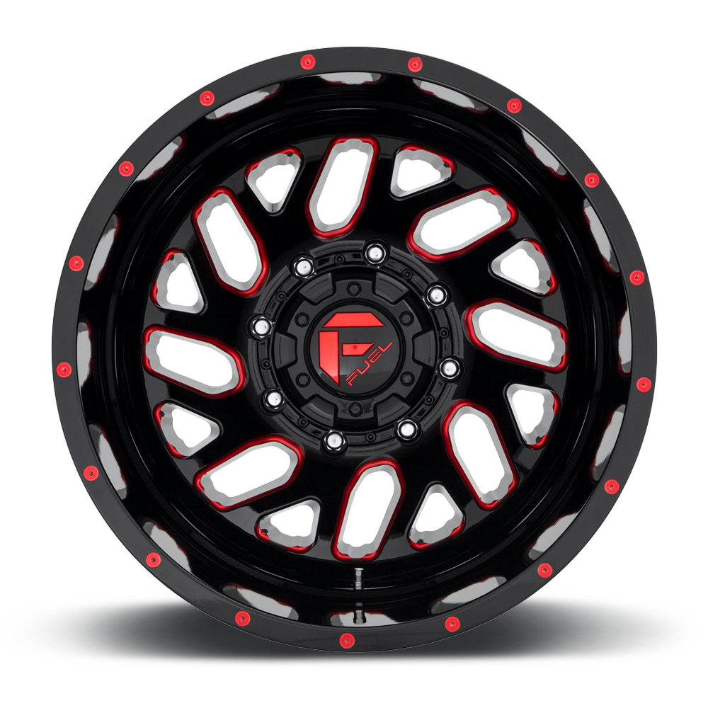 Fuel Wheels | TRITON Front View Red
