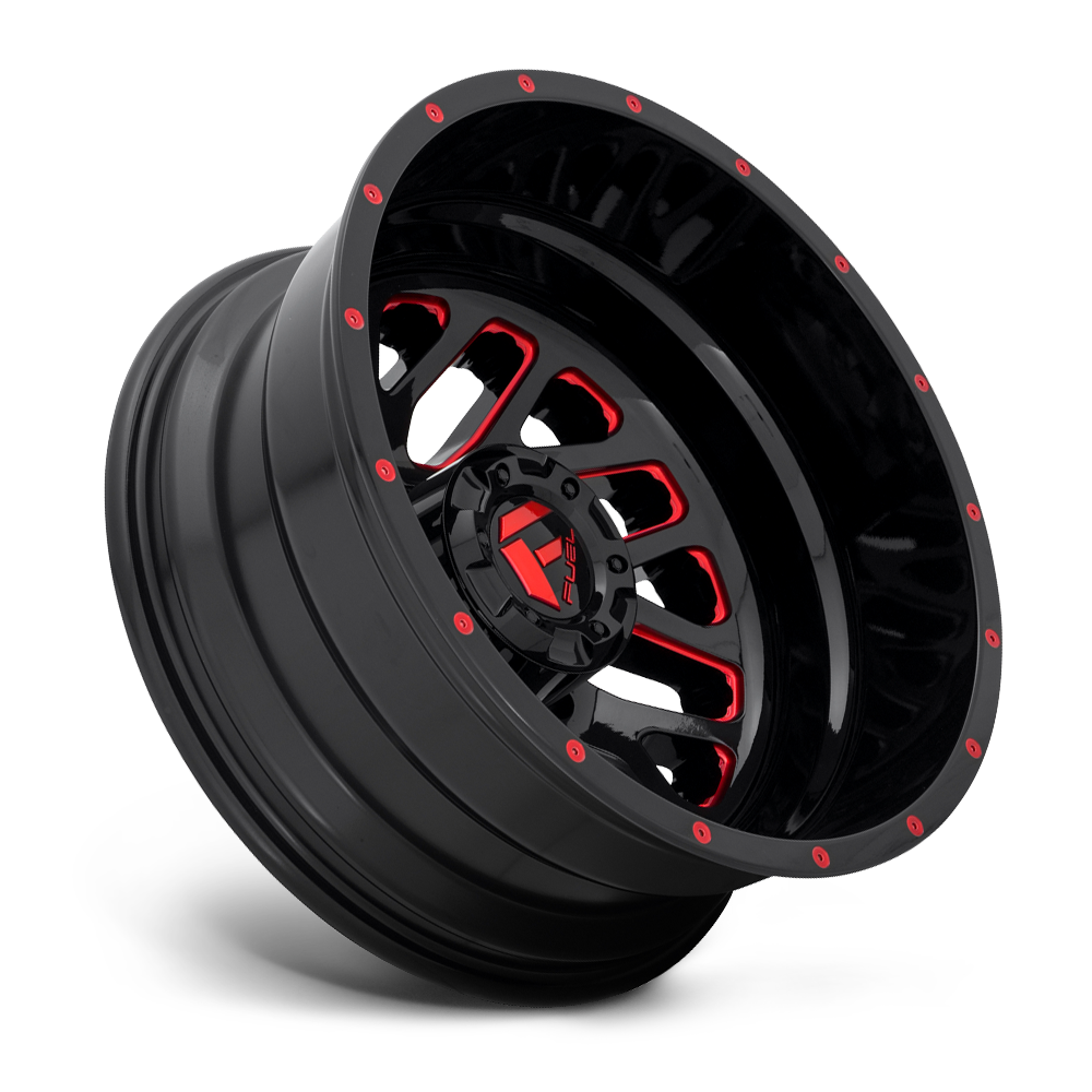 Fuel Wheels | TRITON Front View Red