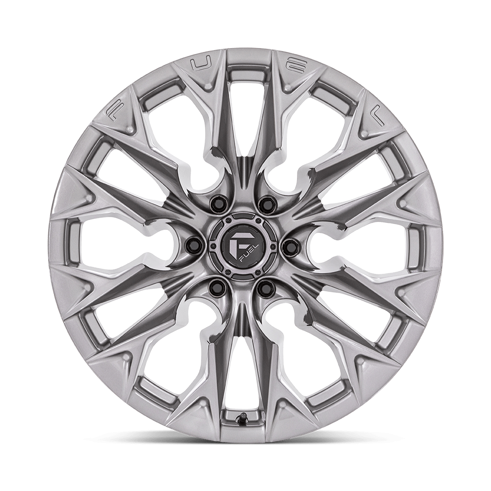Fuel Wheels | FLAME Front View Grey