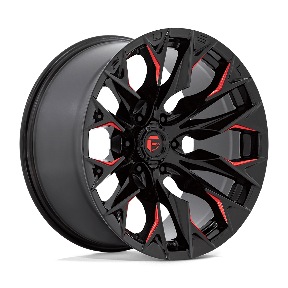 Fuel Wheels | FLAME Front View Red