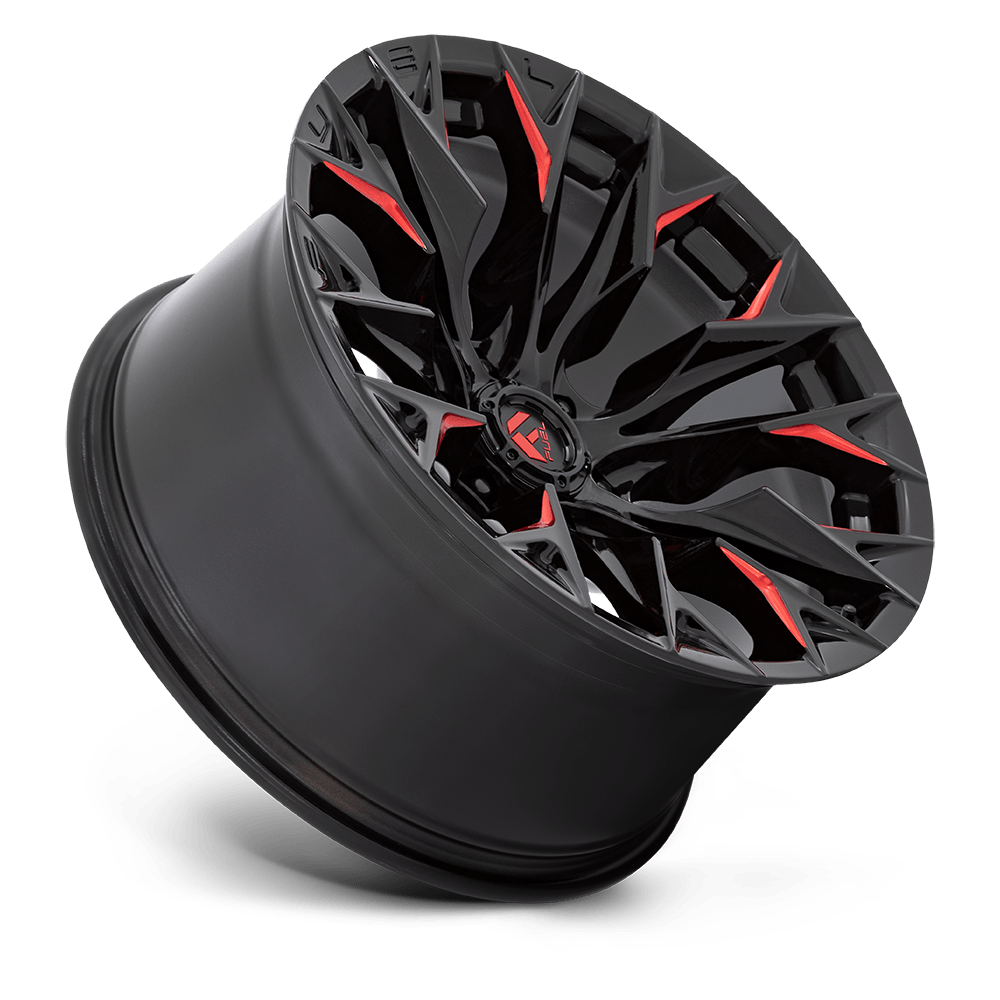 Fuel Wheels | FLAME Front View Red