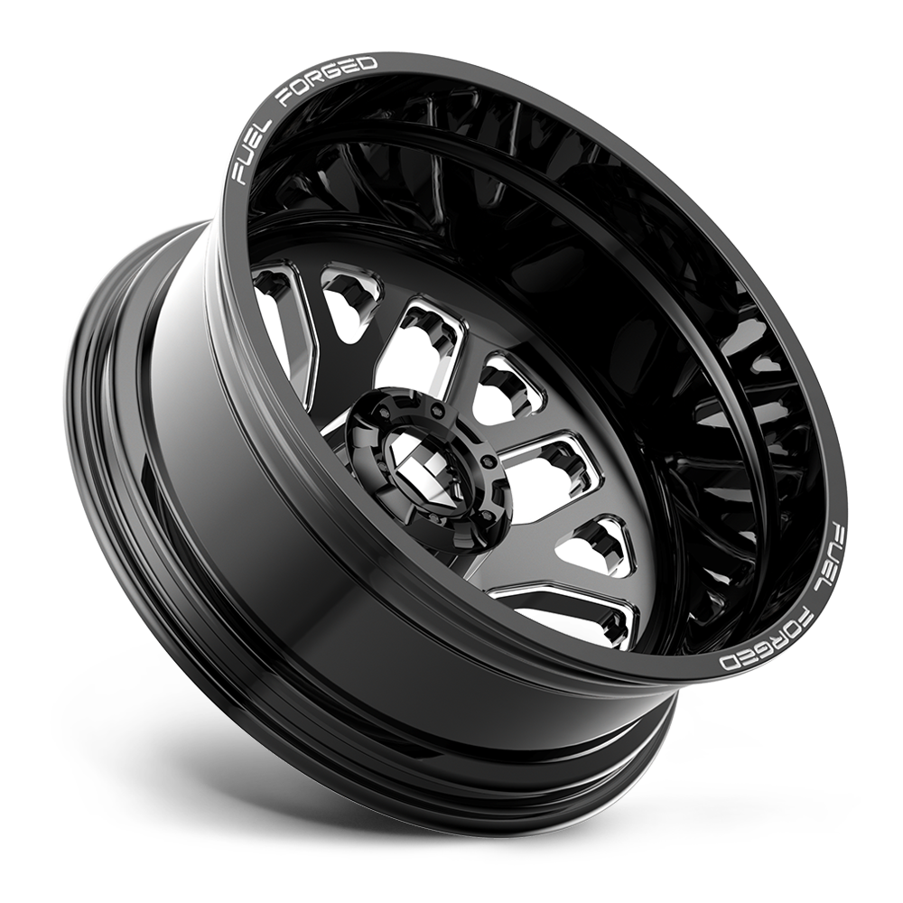 Fuel Wheels | FF19D Front View Black