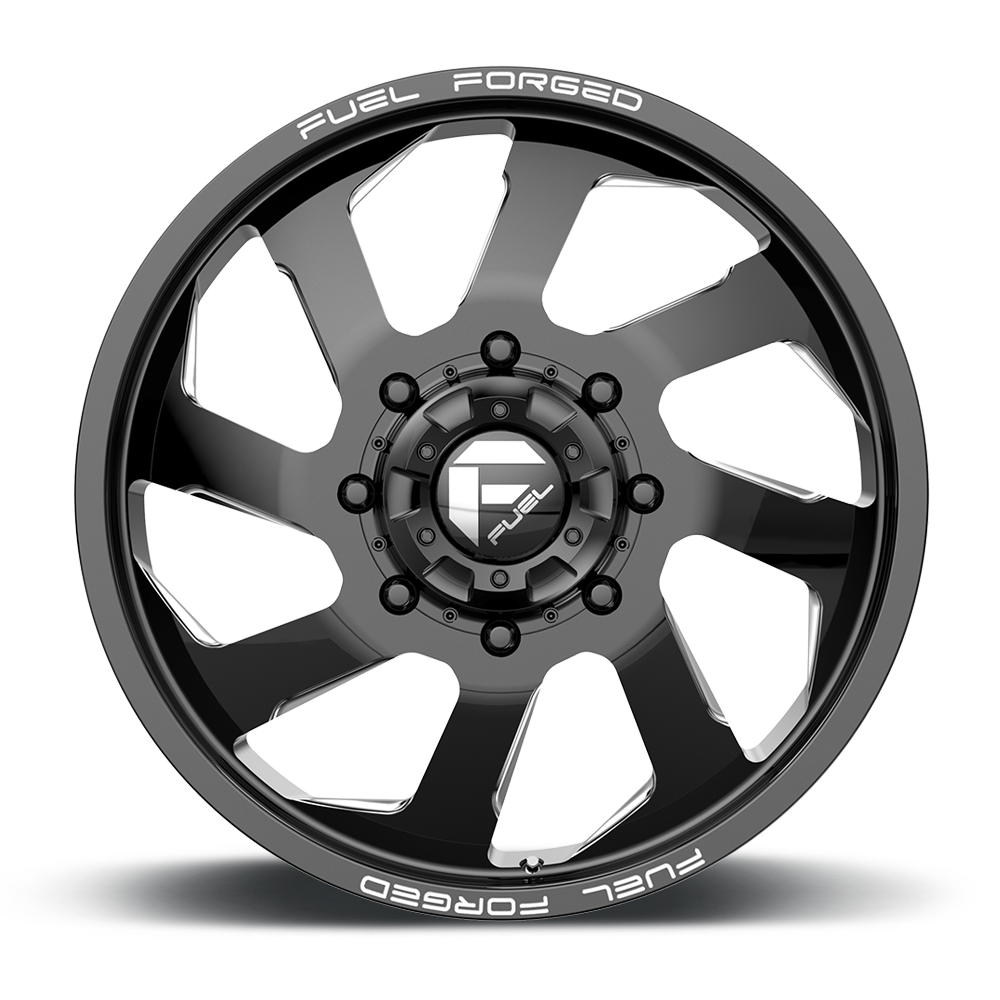 Fuel Wheels | FF039 Front View Black