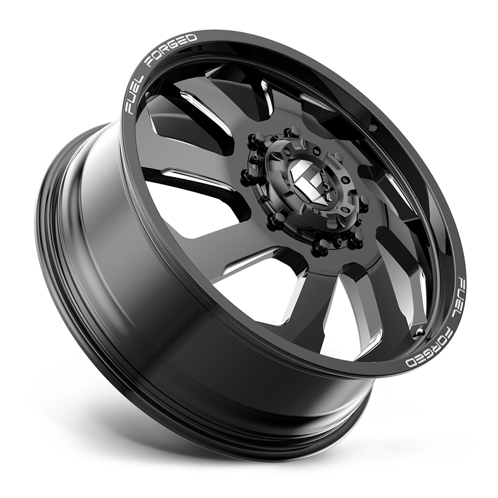 Fuel Wheels | FF039 Front View Black