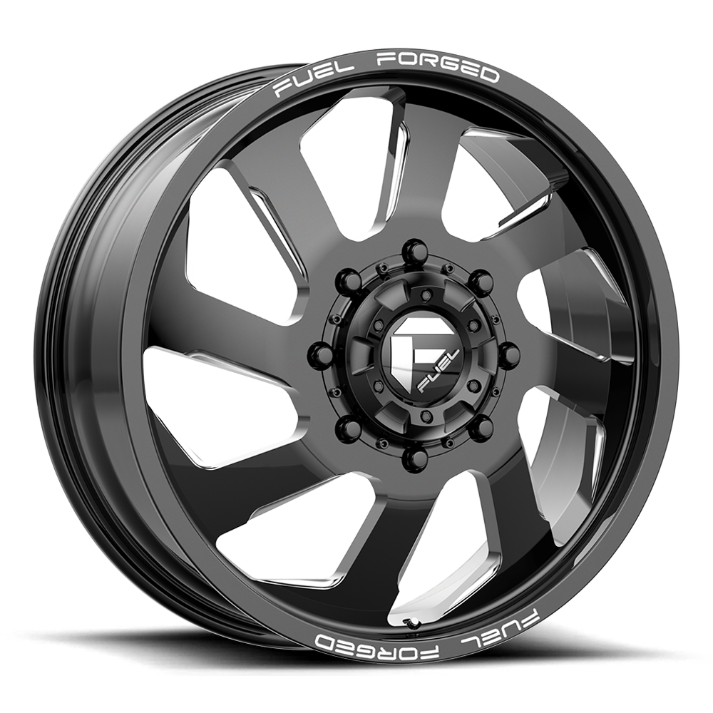 Fuel Wheels | FF039 Front View Black