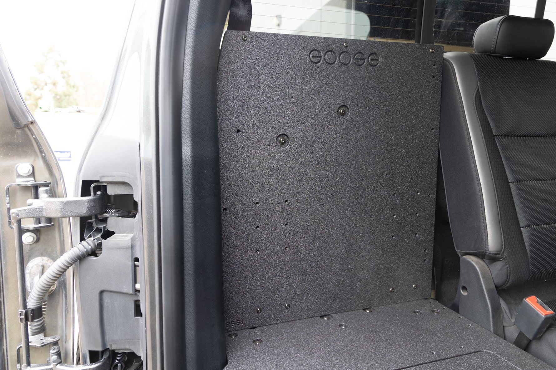 Ford F150 2015-Present 13th & 14th Gen. SuperCab - Second Row Seat Delete Plate System Front View