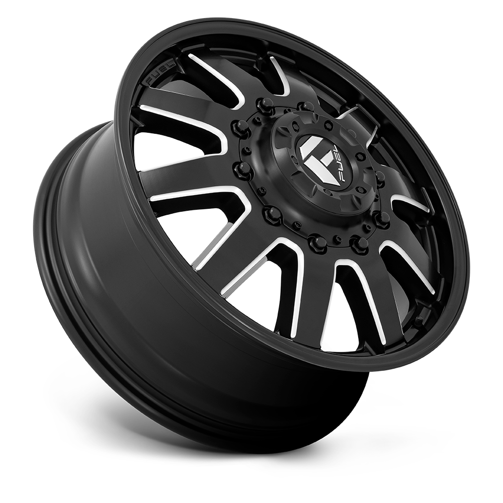 Fuel Wheels | MAVERICK DUALLY Front View Black