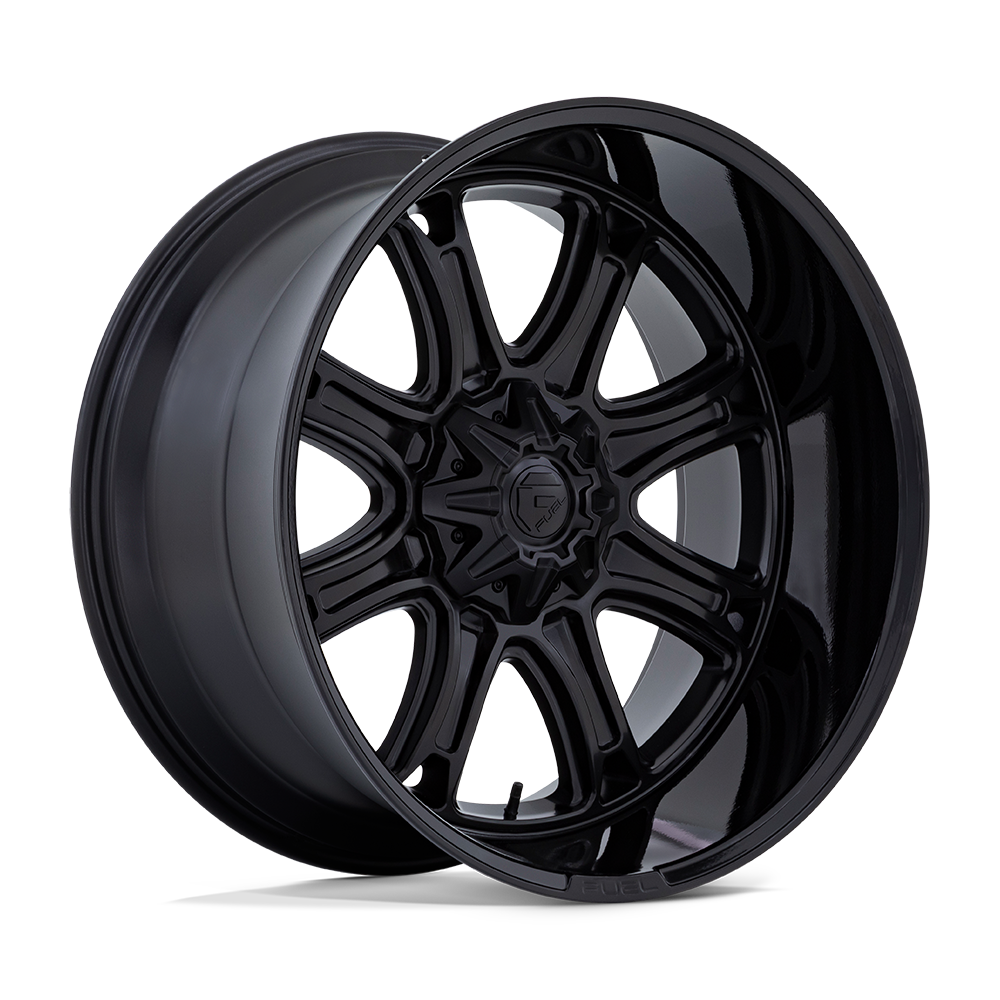 Fuel Wheels | DARKSTAR Front View Black