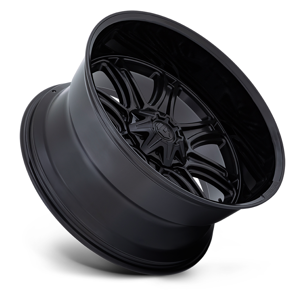 Fuel Wheels | DARKSTAR Front View Black