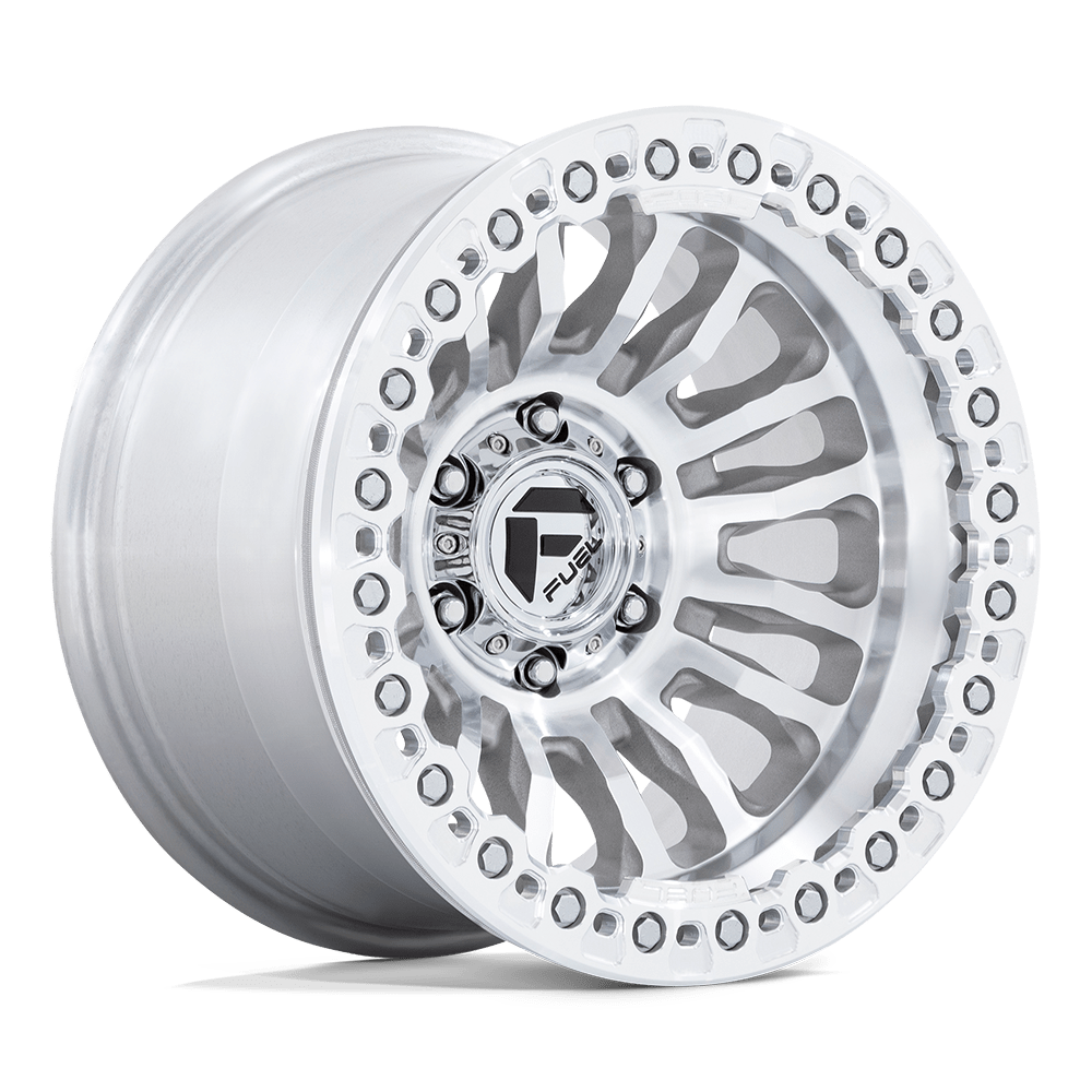 Fuel Wheels | RINCON BEADLOCK Front View Silver