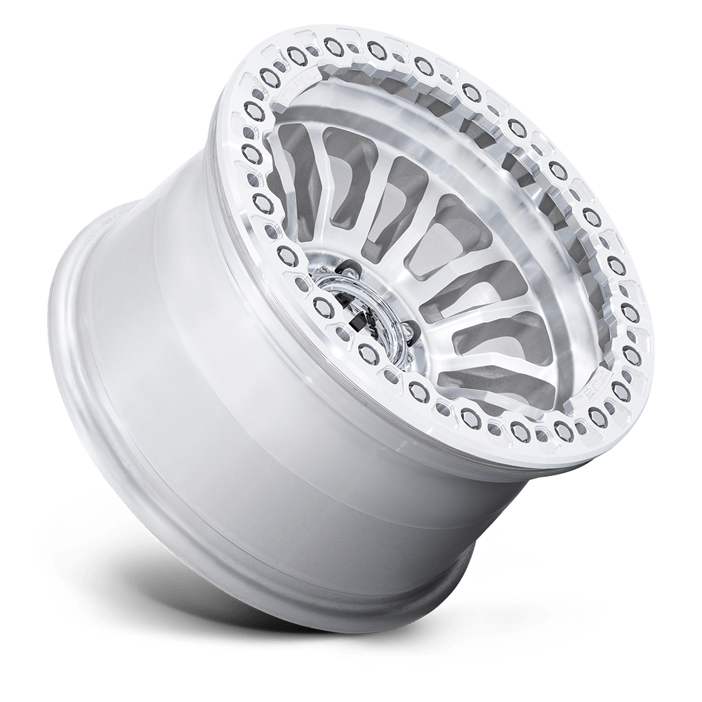 Fuel Wheels | RINCON BEADLOCK Front View Silver