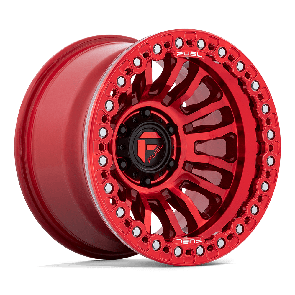 Fuel Wheels | RINCON BEADLOCK Front View Red