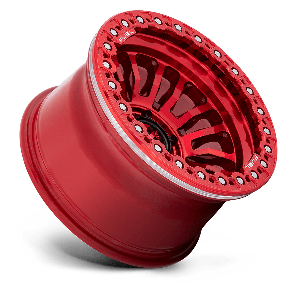Fuel Wheels | RINCON BEADLOCK Front View Red
