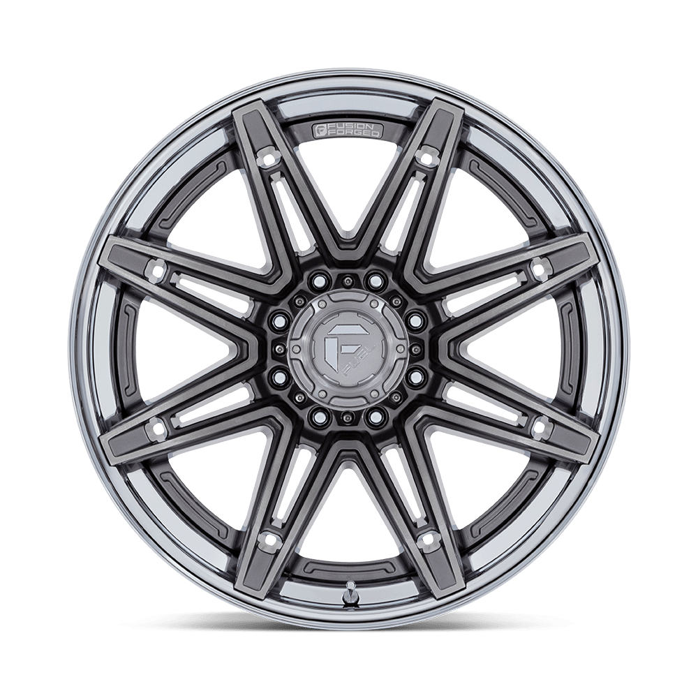 Fuel Wheels | BRAWL Front View Grey