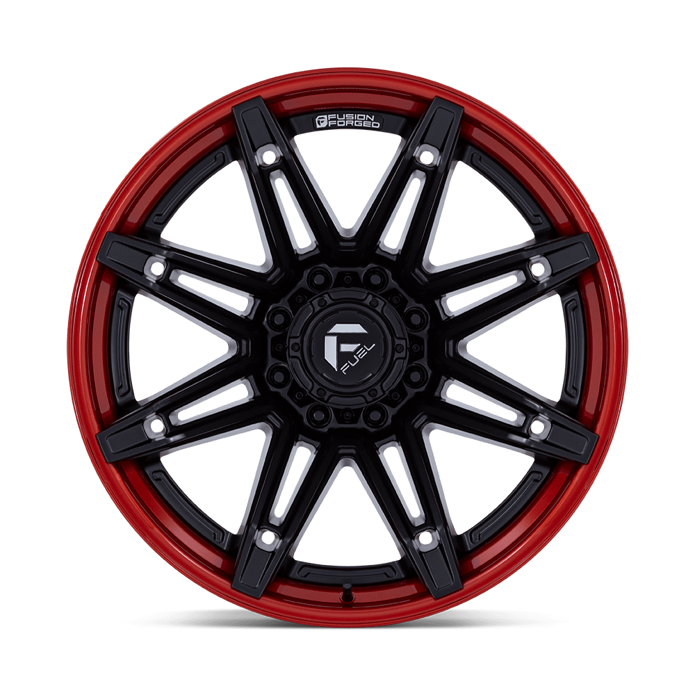 Fuel Wheels | BRAWL Front View Red