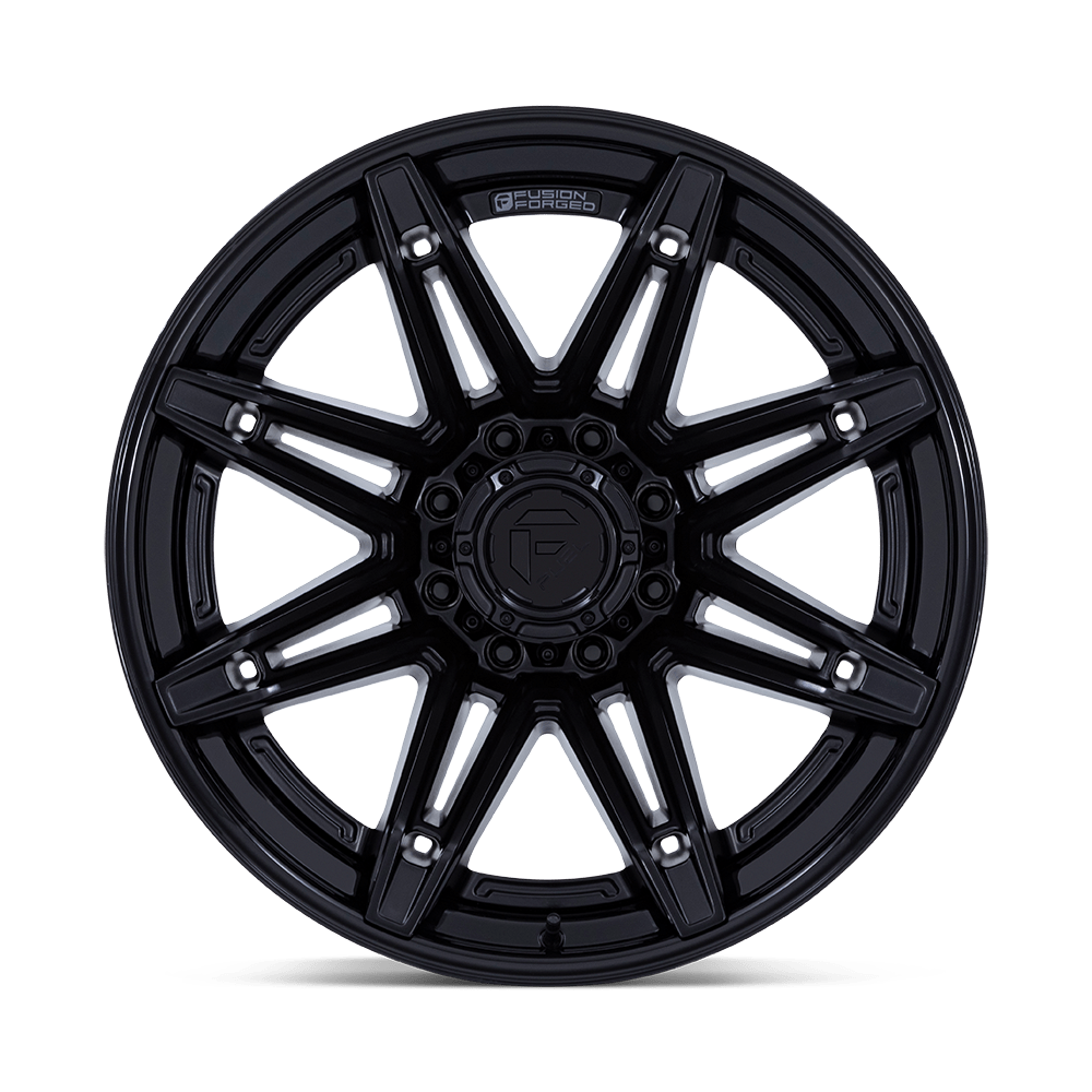 Fuel Wheels | BRAWL Front View Black