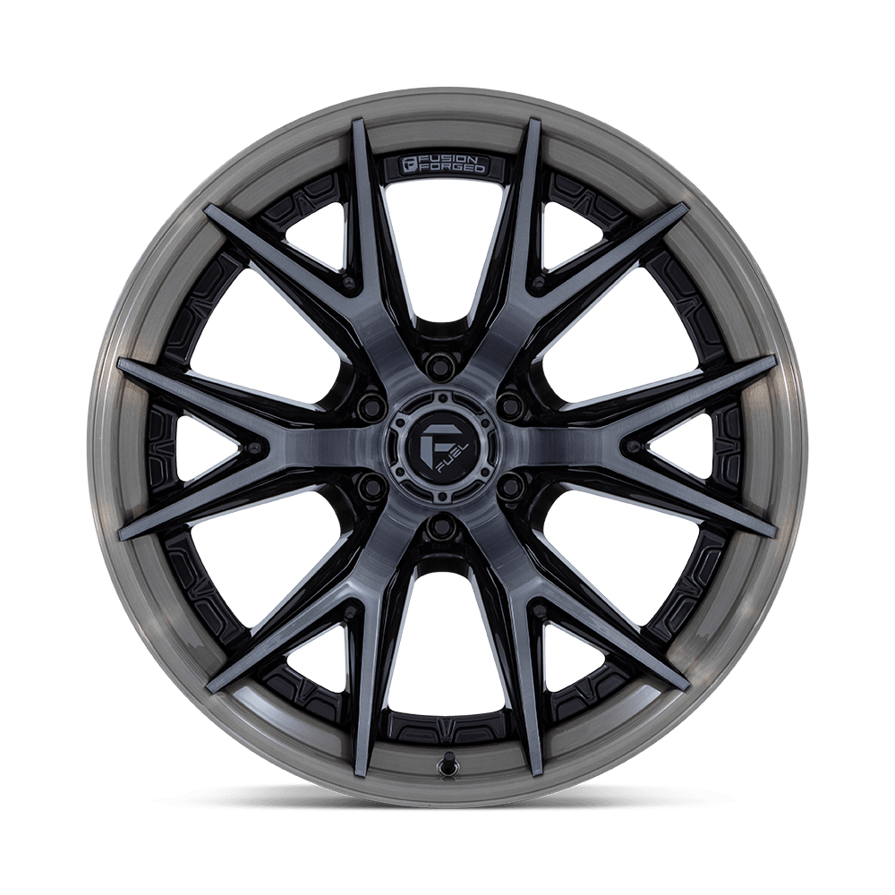 Fuel Wheels | CATALYST Front View Black
