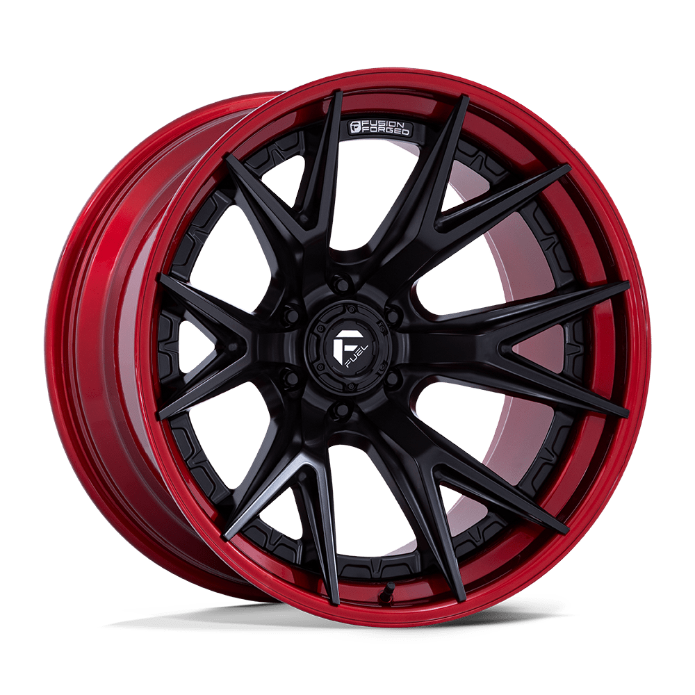 Fuel Wheels | CATALYST Front View Red