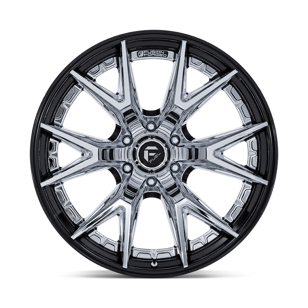 Fuel Wheels | CATALYST Front View Silver