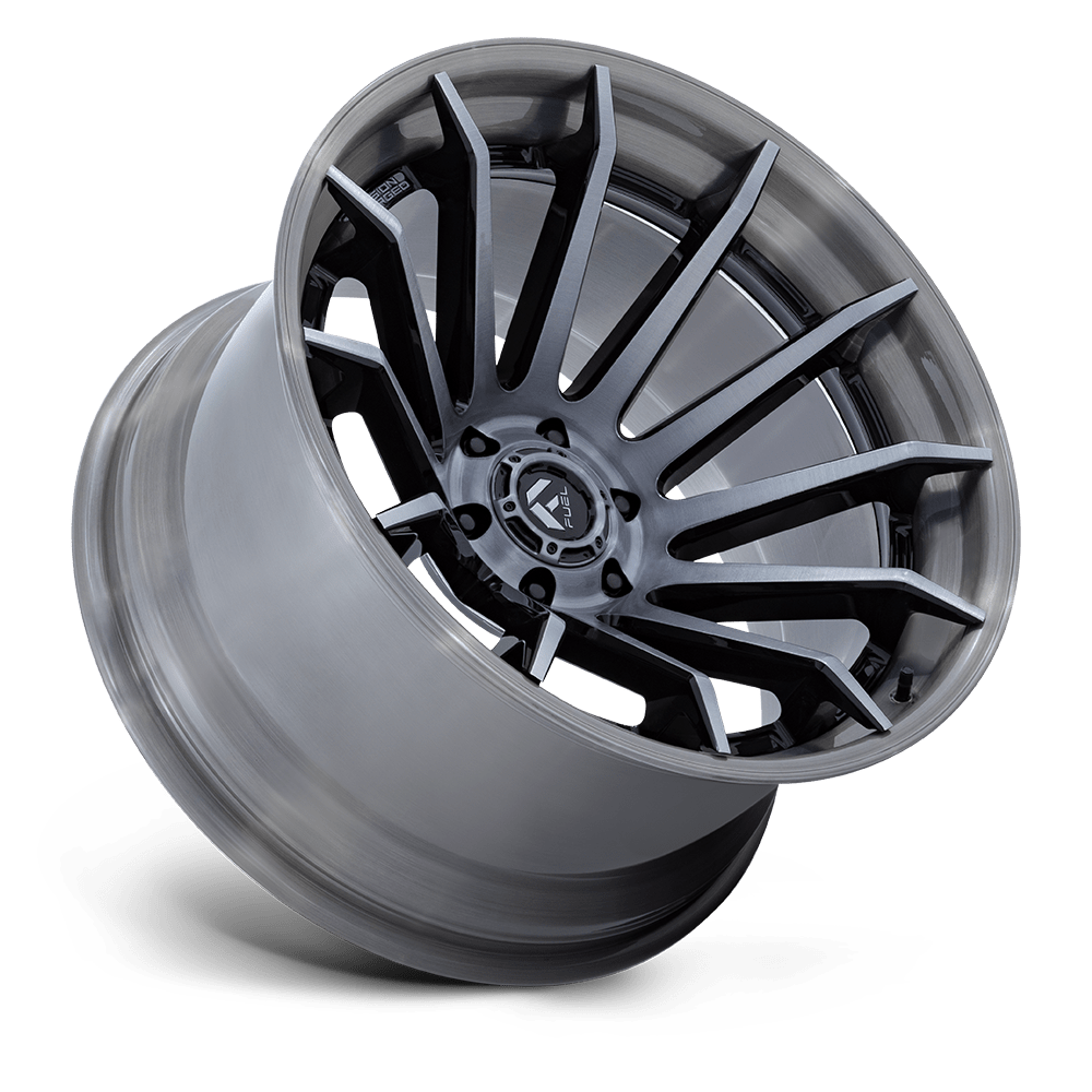 Fuel Wheels | BURN Front View Black