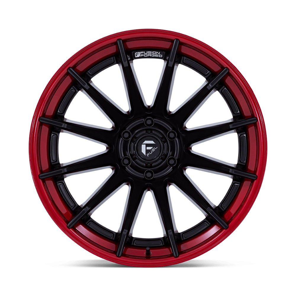 Fuel Wheels | BURN Front View Red