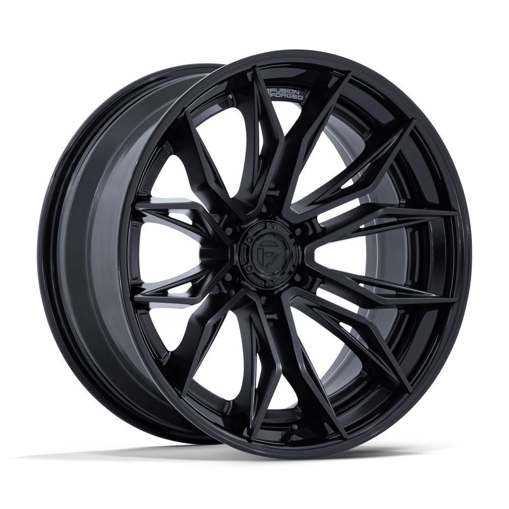 Fuel Wheels | MUTINY Front View Black