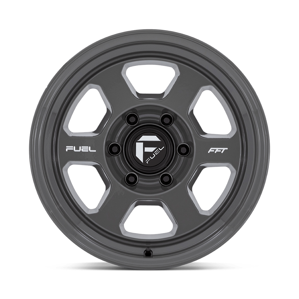 Fuel Wheels | HYPE Front View Grey