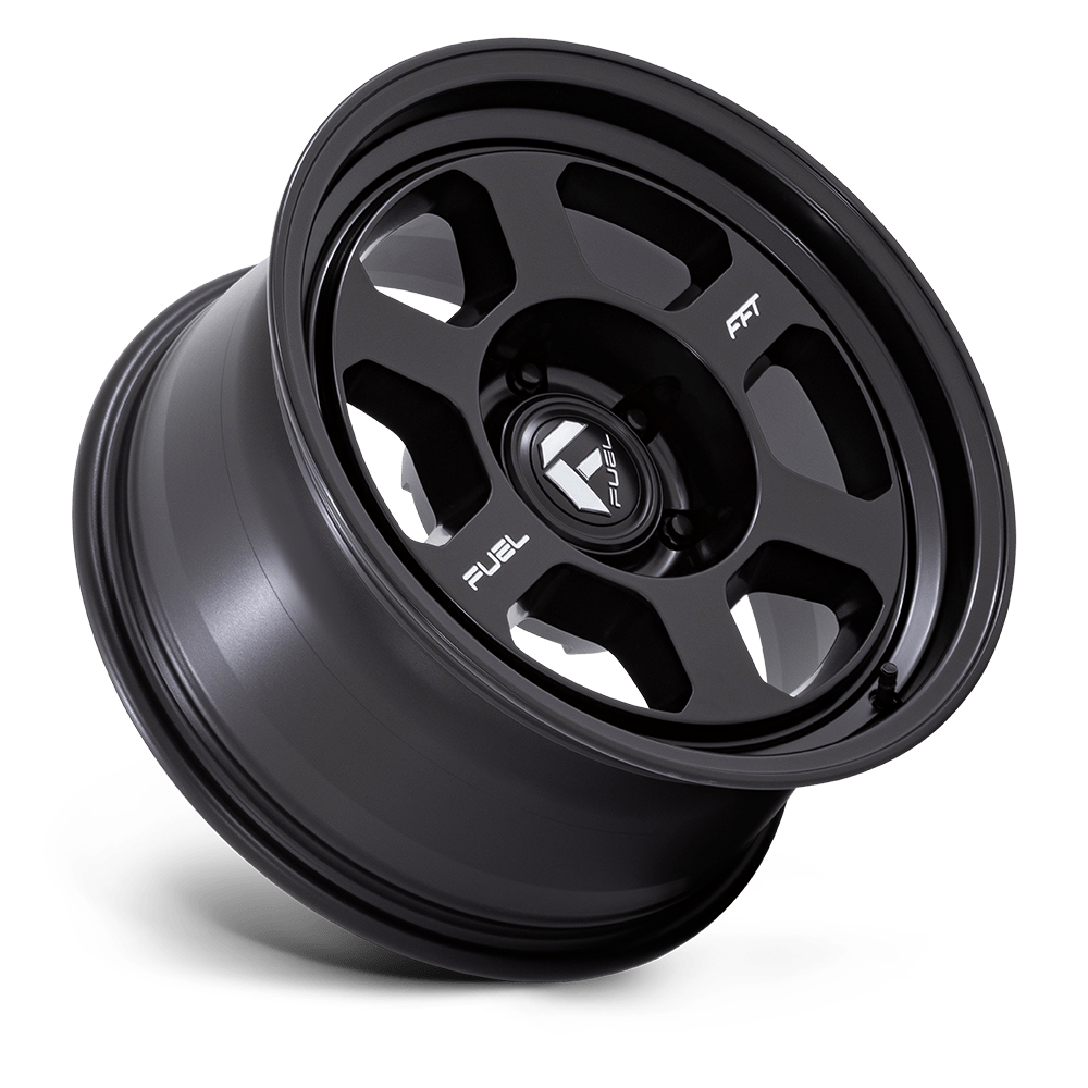 Fuel Wheels | HYPE Front View Black