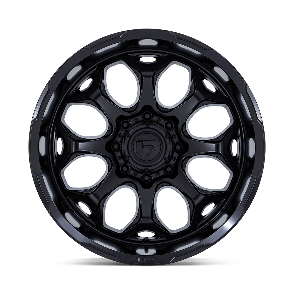 Fuel Wheels | SCEPTER Front View Black