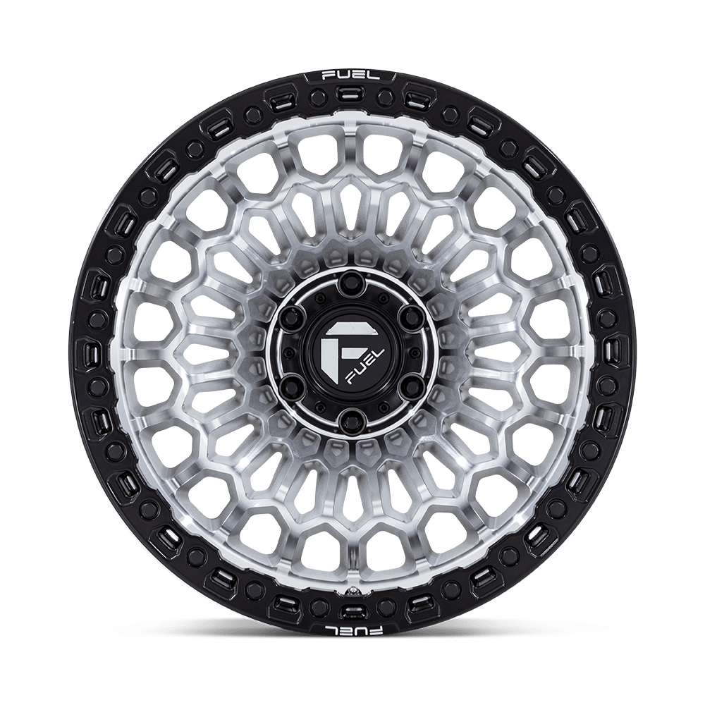 Fuel Wheels | SINISTER Front View Silver