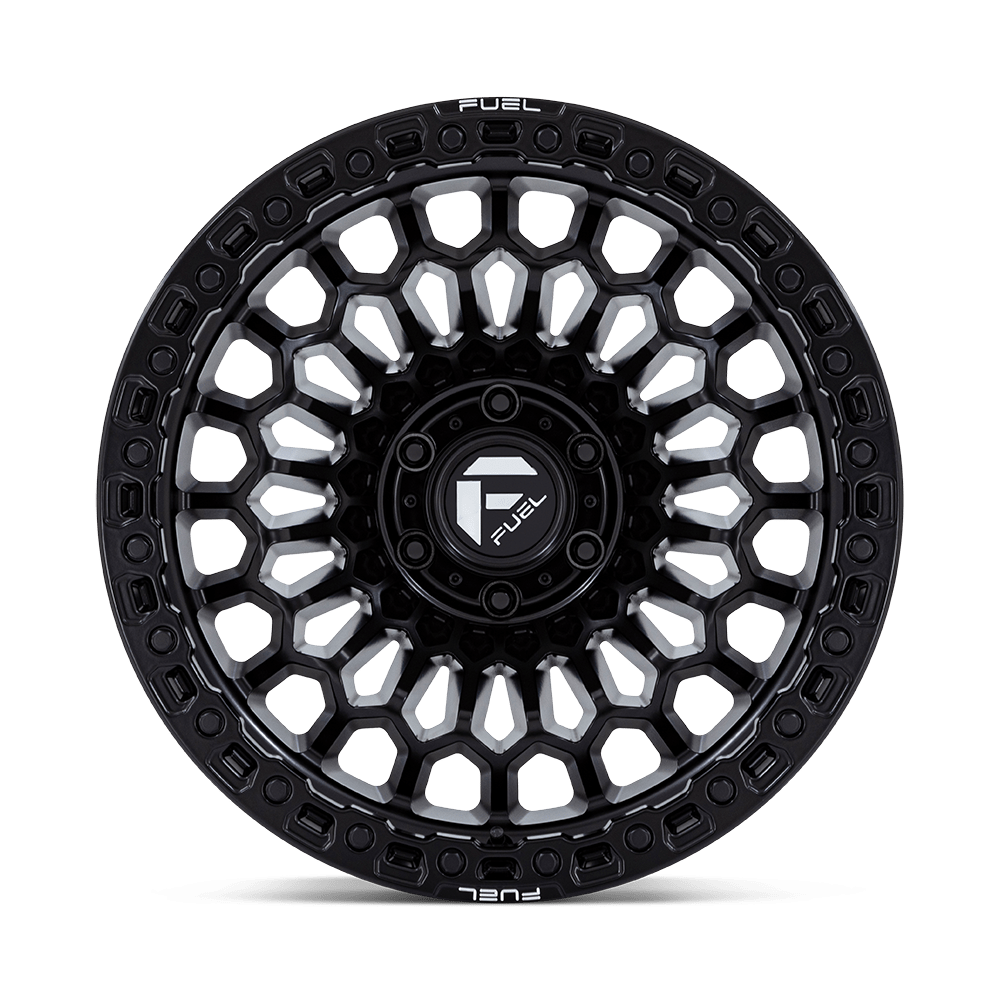 Fuel Wheels | SINISTER Front View Black