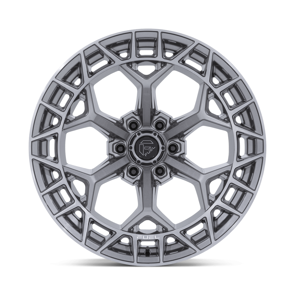 Fuel Wheels | CHARGER Front View Grey