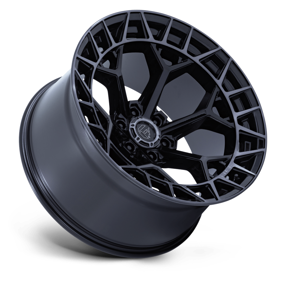 Fuel Wheels | CHARGER Front View Black