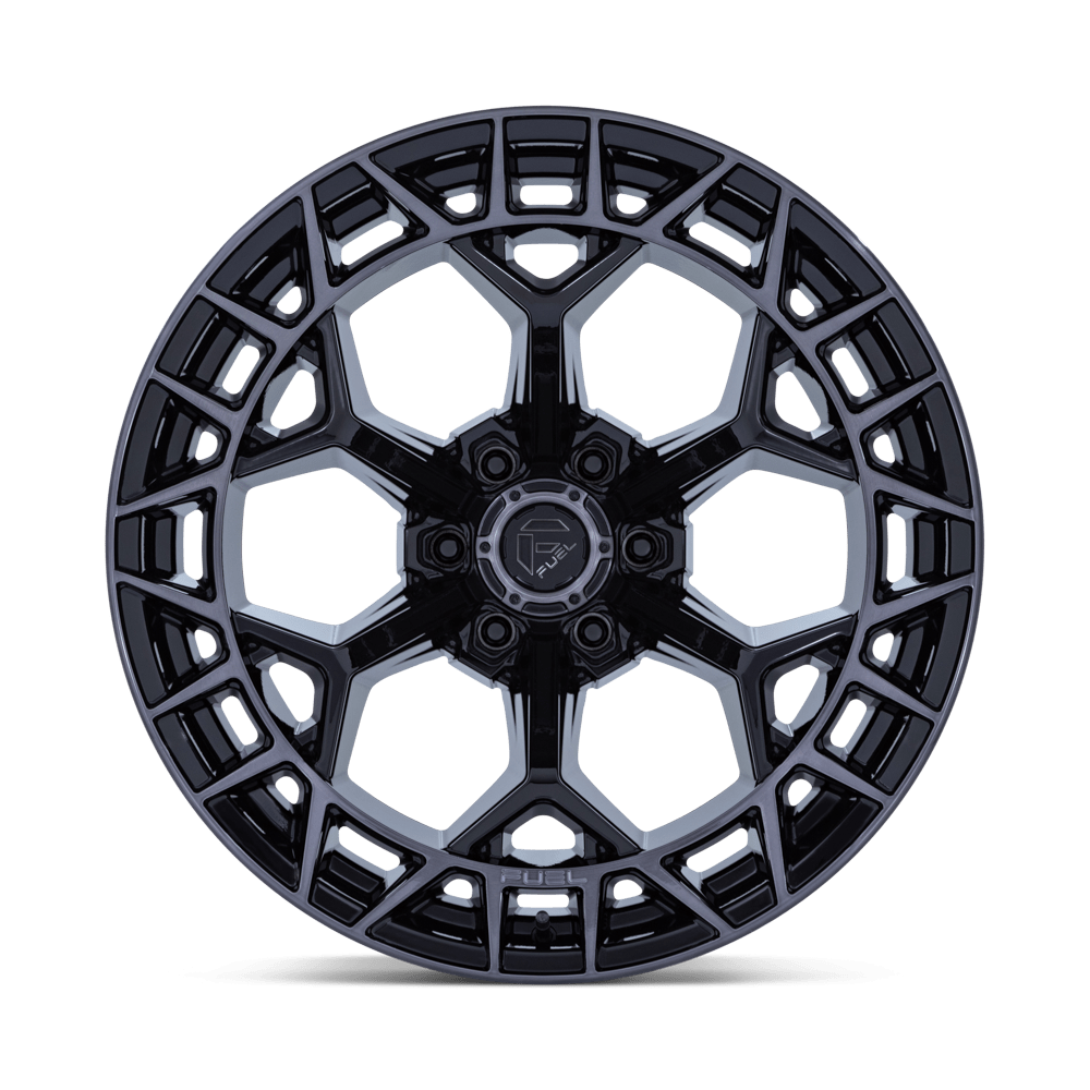 Fuel Wheels | CHARGER Front View Black