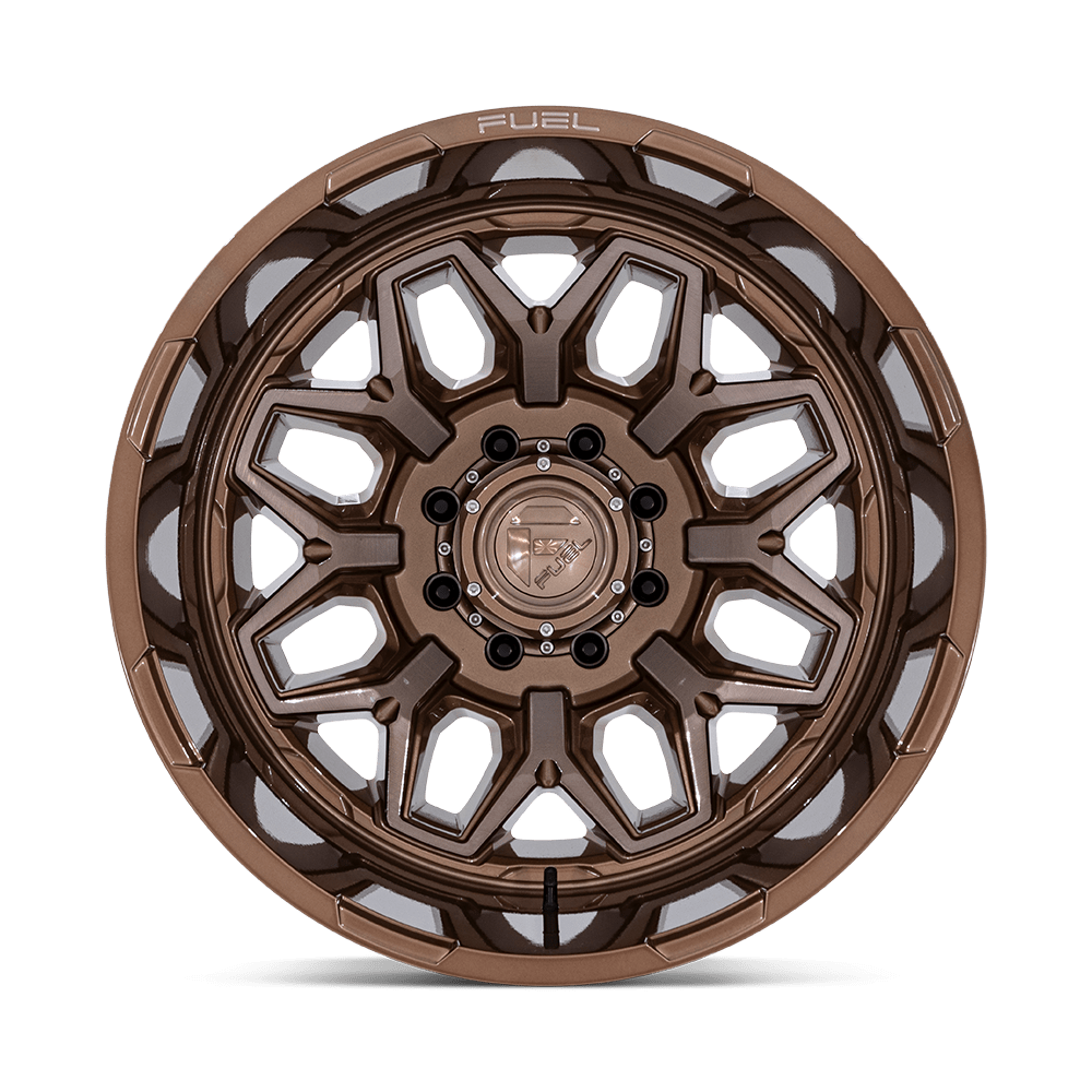 Fuel Wheels | FLUX DUALLY Front View Bronze