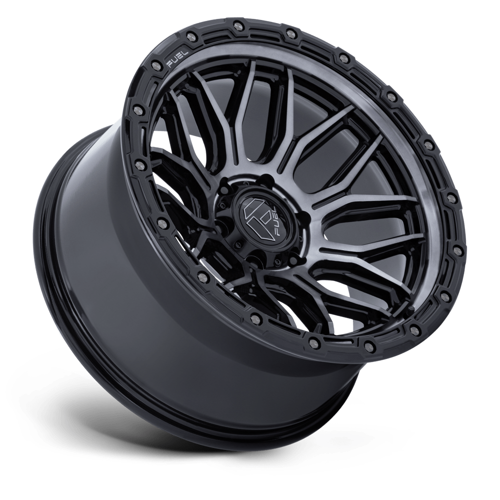 Fuel Wheels | SURGE Front View Black