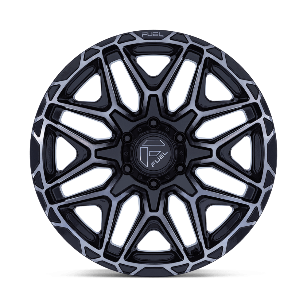 Fuel Wheels | INJECTOR Front View Black