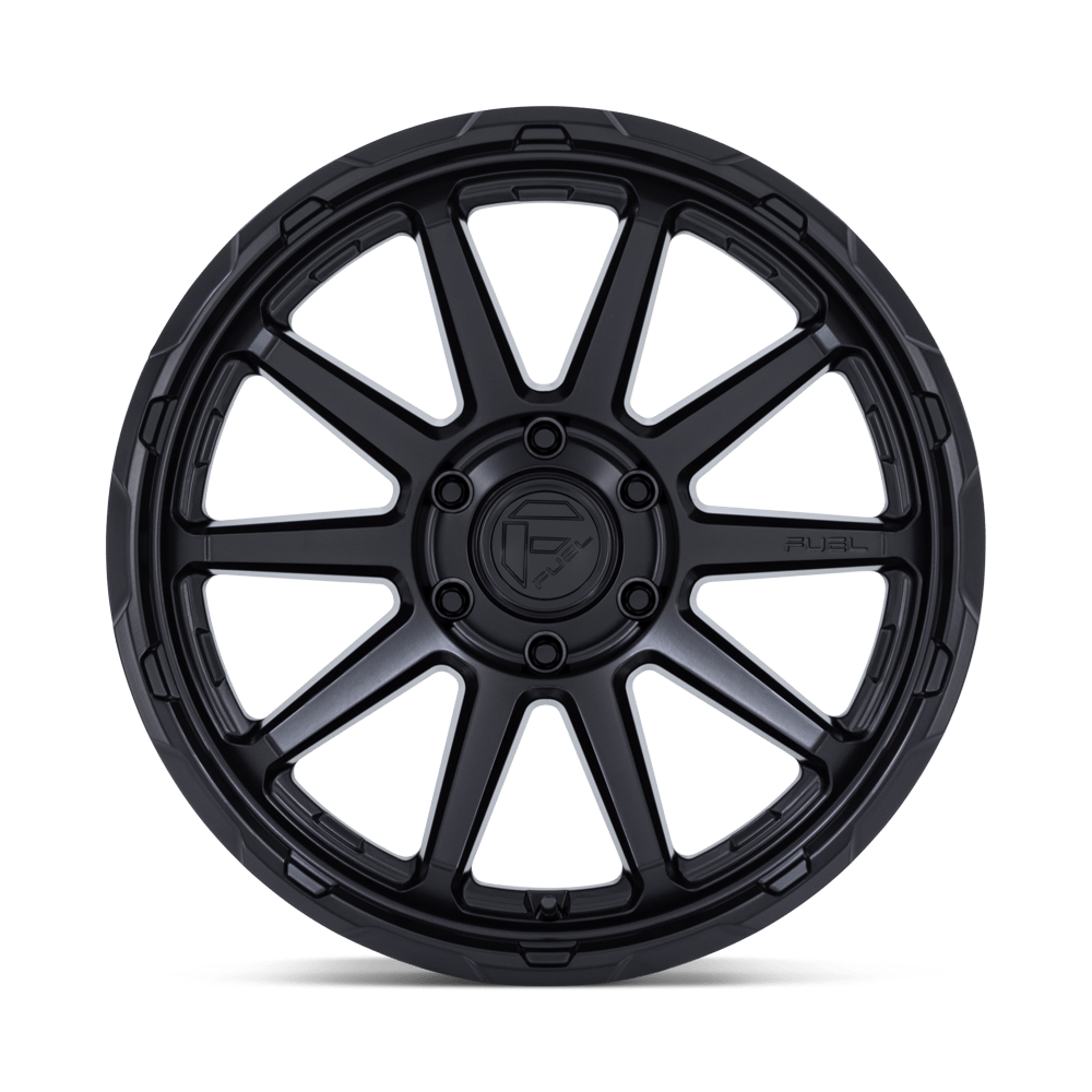 Fuel Wheels | CLASH Front View Black