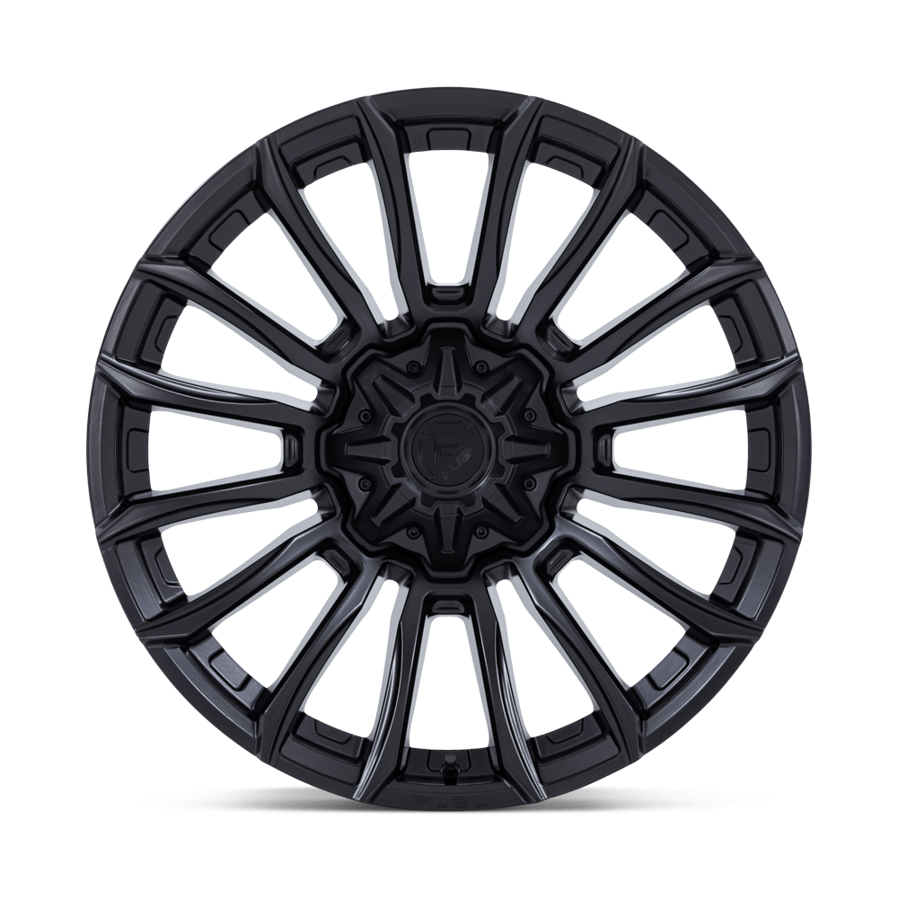 Fuel Wheels | BLADE Front View Black