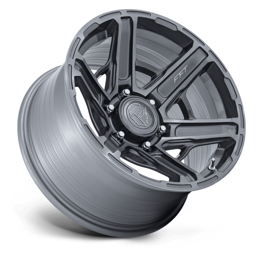 Fuel Wheels | GAMBIT Front View Grey