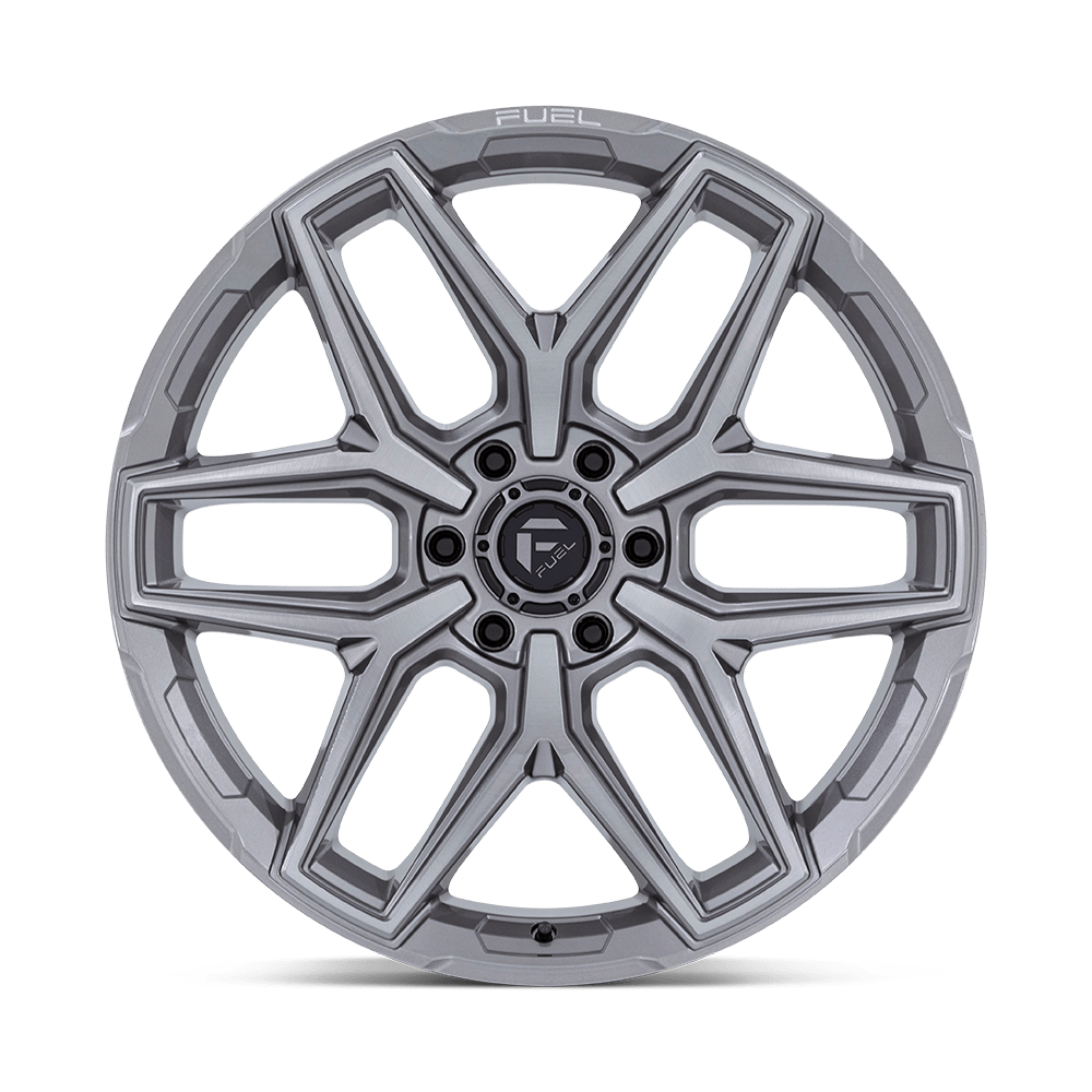 Fuel Wheels | FLUX Front View Grey