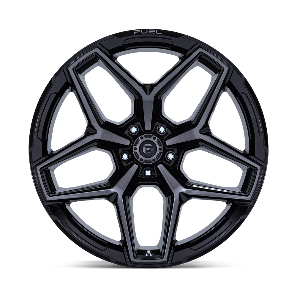 Fuel Wheels | FLUX Front View Black