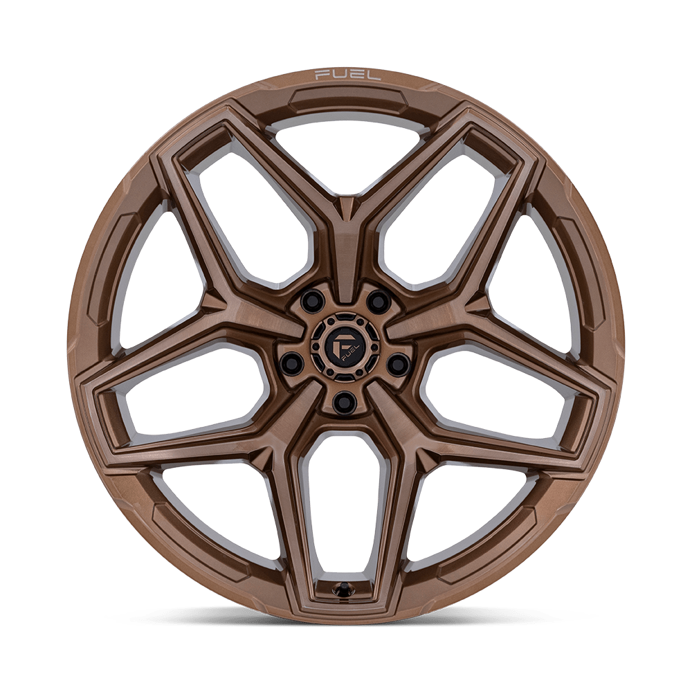 Fuel Wheels | FLUX Front View Bronze