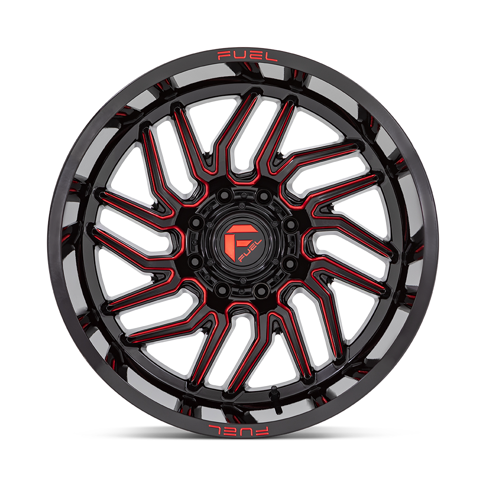Fuel Wheels | HURRICANE Front View Red