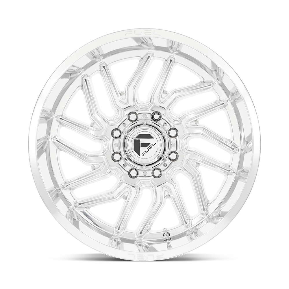 Fuel Wheels | HURRICANE Front View Silver
